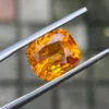 orange sapphire 5.01ct