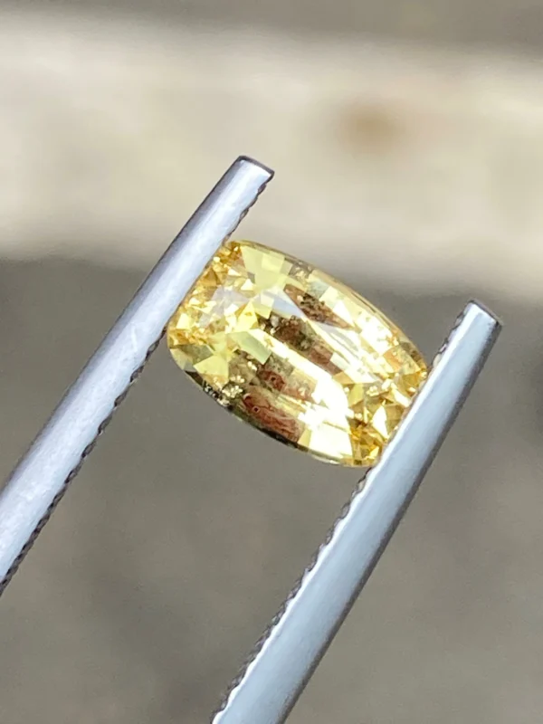 1.15ct natural yellow sapphire