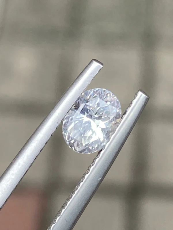 1.27ct natural white sapphire