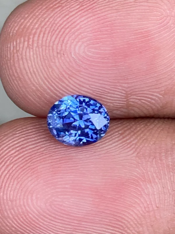 1.46ct unheated blue sapphire