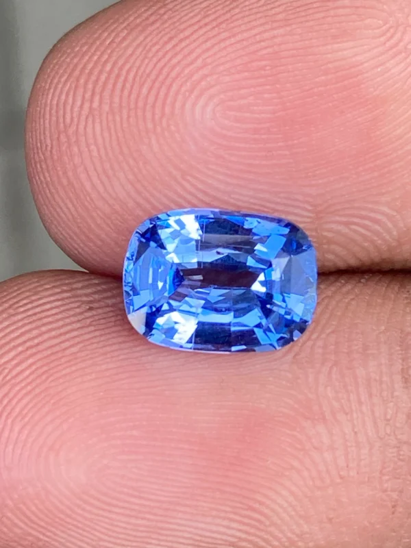 2.03ct unheated blue sapphire