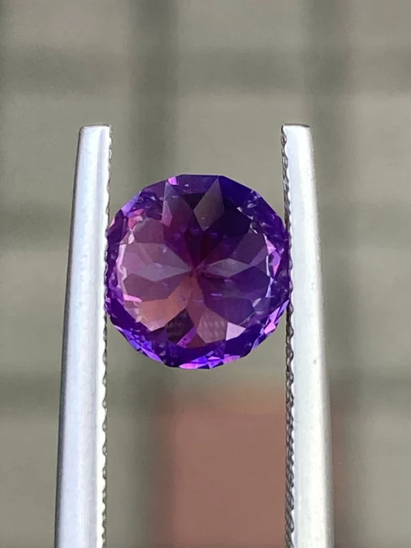 2.15ct heated purple sapphire