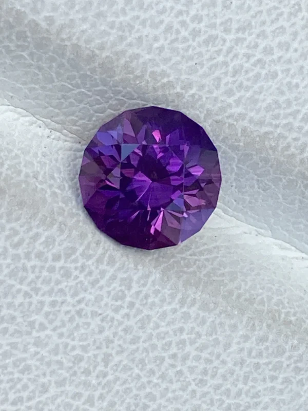 2.15ct heated purple sapphire