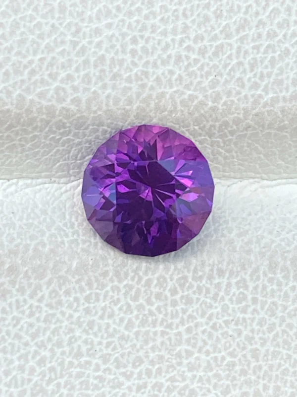 2.15ct heated purple sapphire