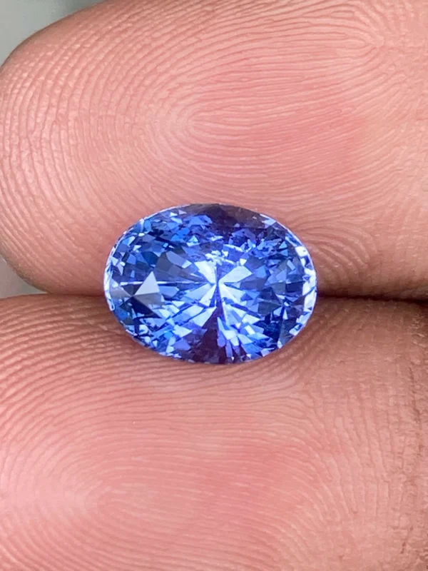 3.08ct unheated blue sapphire