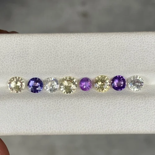 4.04ct sapphire lot mix