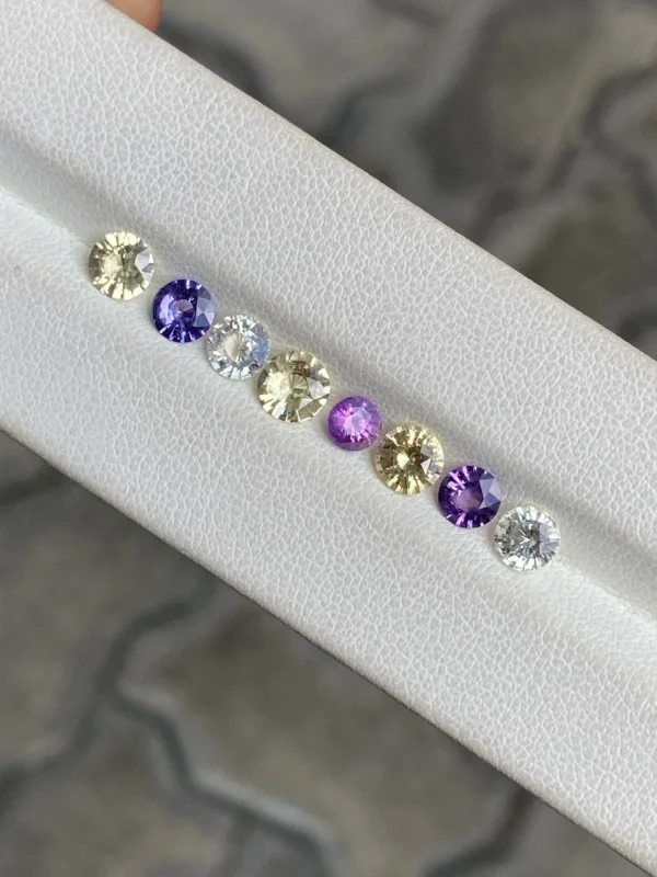 4.04ct sapphire lot mix