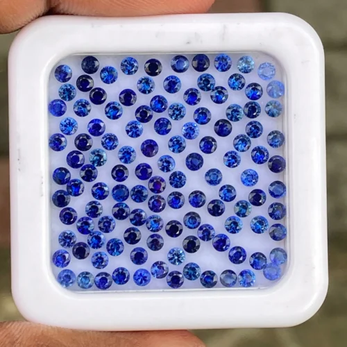 6.70ct blue sapphire lot (3) 6.70ct blue sapphire lot