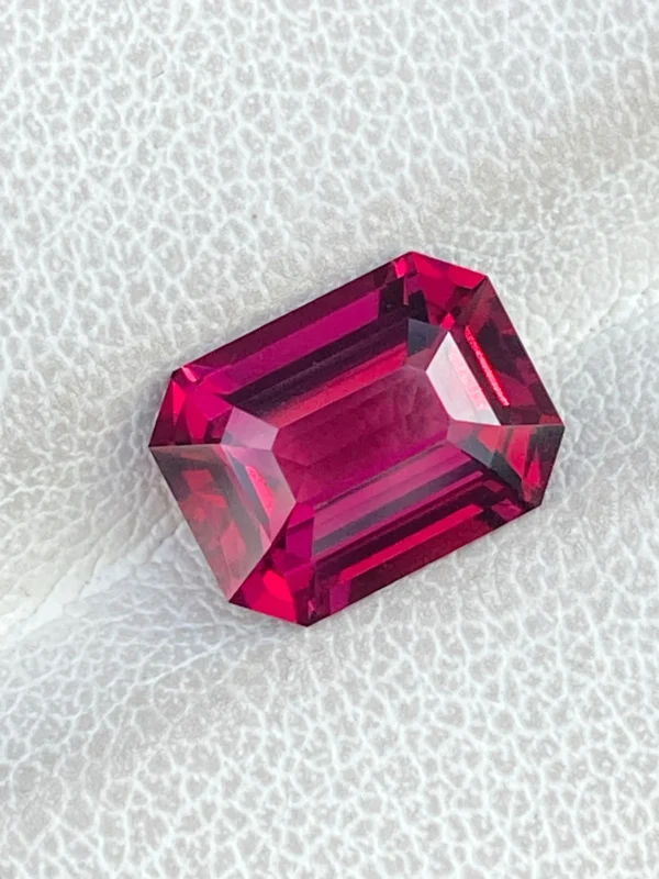 3.05ct raspberry red rhodolite garnet